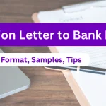 Formal Letter to the Bank Manager