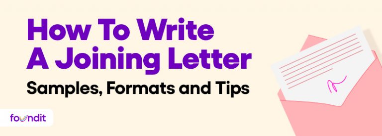 How to Write a Joining Letter Tips - How To Write Joining Letter 768x275 